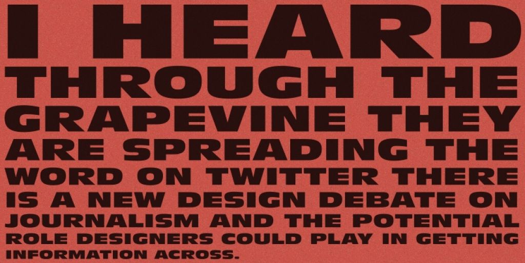 Design for Journalism; ways for journalism in the 21st century